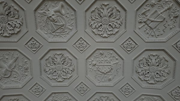 Patterned ceiling