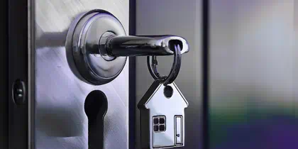 Key locked in a door