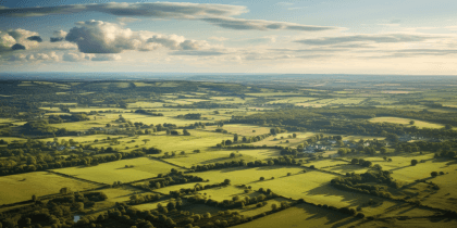 Vast plots of rural land