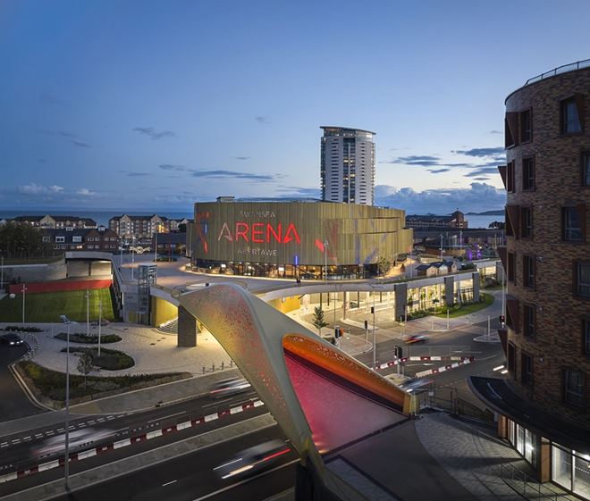 Swansea Arena and Copr Bay