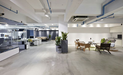 Open plan office