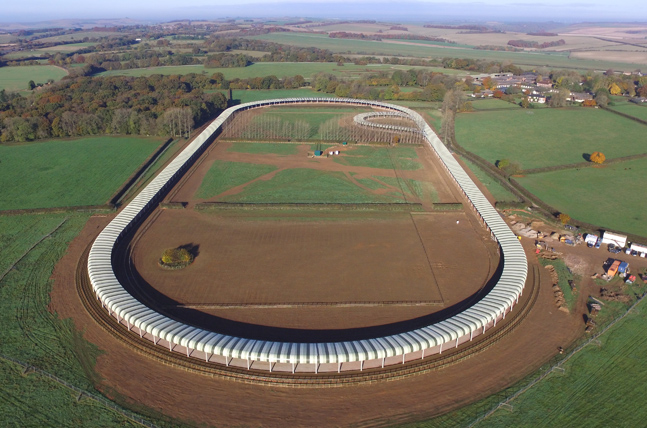 Horse Training Facility - Aerial View