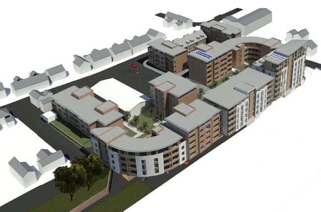 Sterling Industrial Estate residential development proposed view
