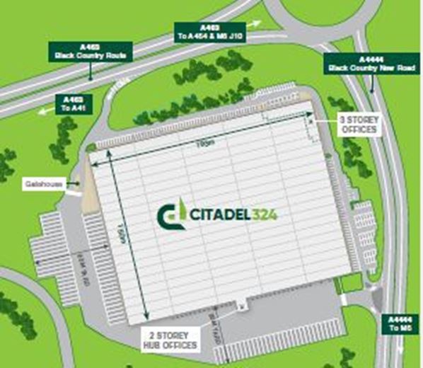 324,366 Sq Ft , Citadel Logistics Centre, Citadel Junction Way WV14 - Available