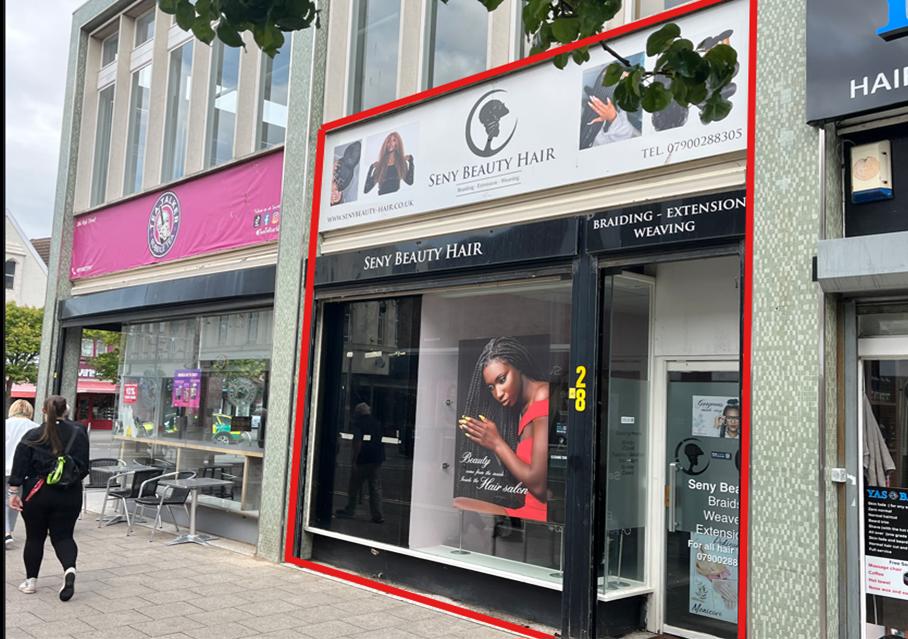 187 Sq Ft , Unit 28A High Street BS23 - Available