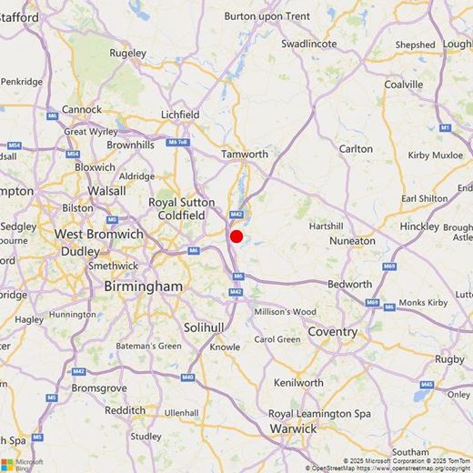 2.5 acres , Land Off Rowan Way, Hams Hall Distribution Park B46 - Available