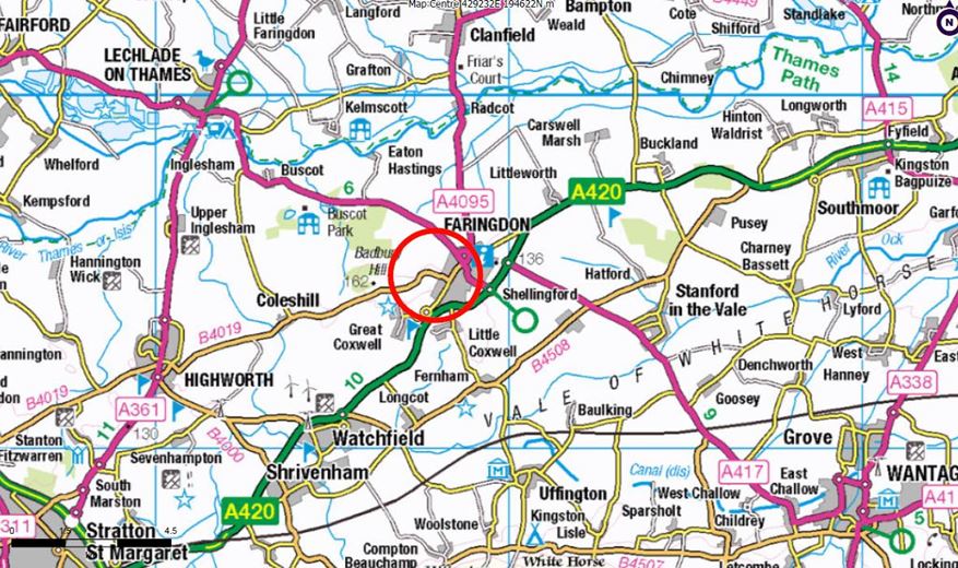 0.73 acres , Land And Buildings Off Highworth Road Faringdon, Highworth Road  SN7