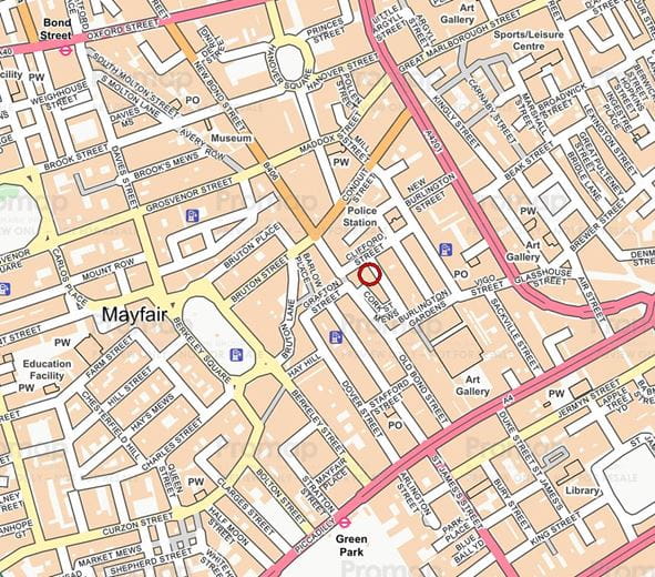 2,486 Sq Ft , 2-4 Cork Street W1S - Available