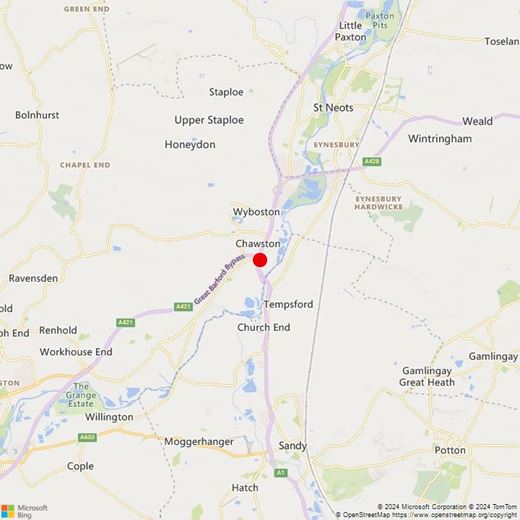 1 to 7.9 acres , Land To East Of A1 - Black Cat Roundabout , A1 MK44 - Available