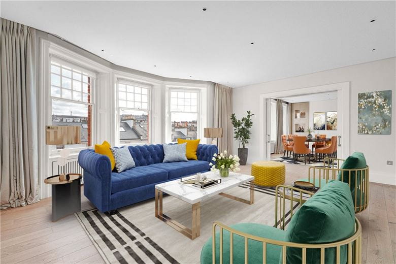 4 bedroom flat, Wynnstay Gardens, Kensington W8 - Available