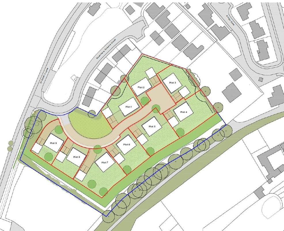 0.163 acres Land, Honeysuckle Close, Caxton CB23 - Available
