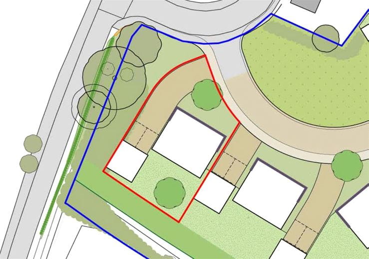  bedroom development plot, Honeysuckle Close, Caxton CB23 - Available