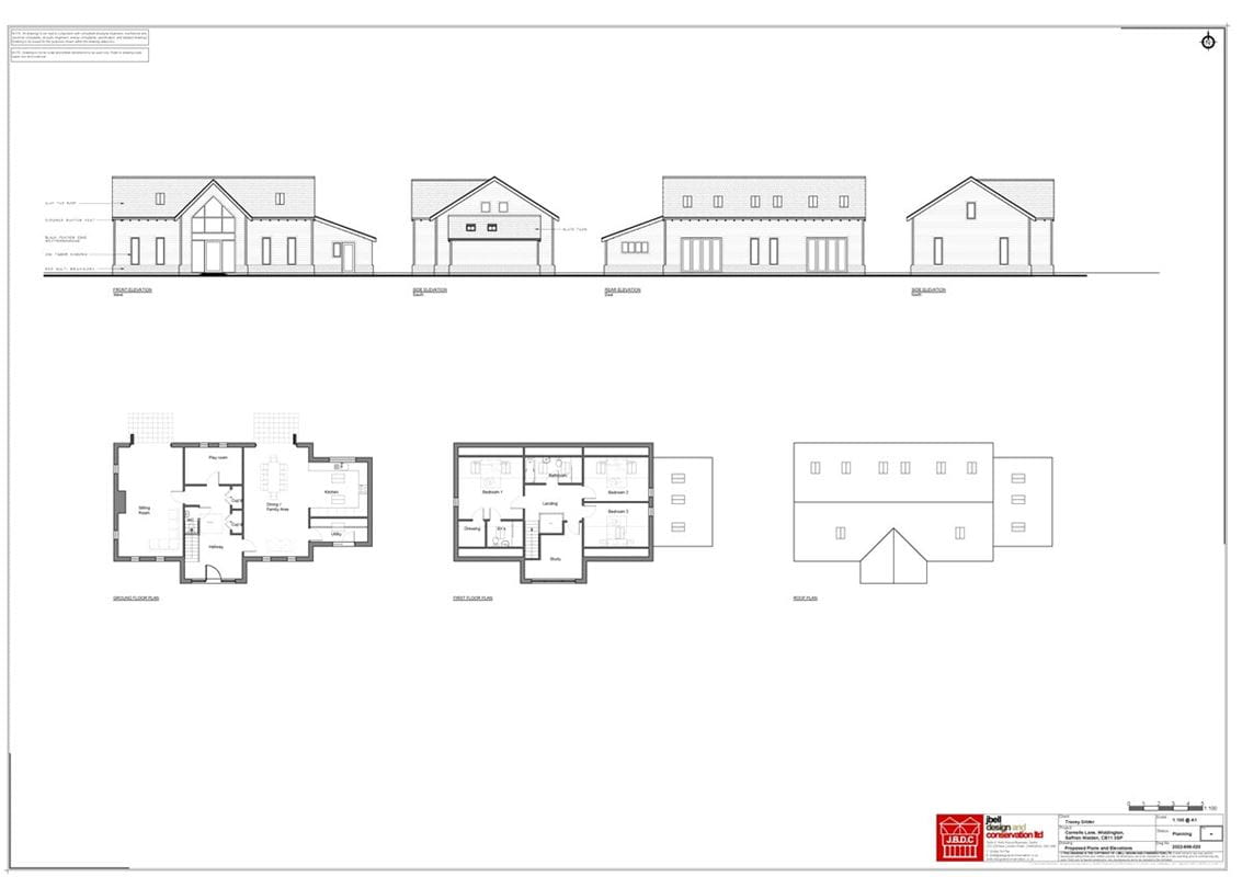  bedroom development plot, Cornells Lane, Widdington CB11 - Sold STC