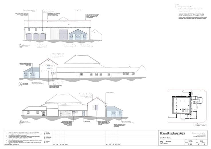  bedroom house, Barn 1, Low Farm Barns, Thorpe Underwood YO26 - Available