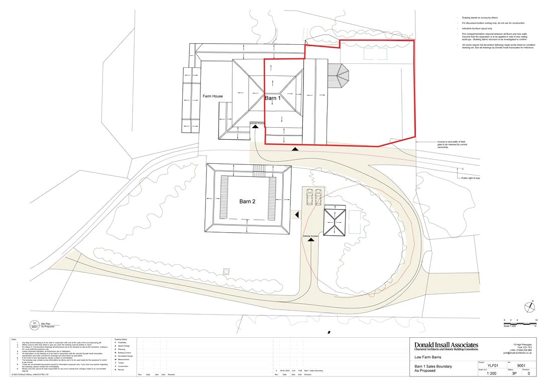  bedroom house, Barn 1, Low Farm Barns, Thorpe Underwood YO26 - Available