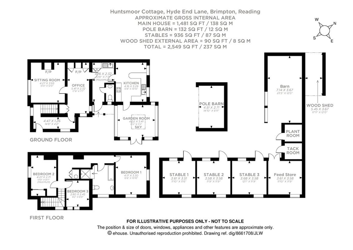 3 bedroom cottage, Hyde End Lane, Brimpton RG7 - Sold STC