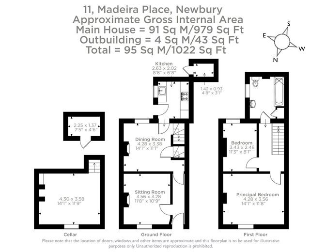 2 bedroom house, Madeira Place, Newbury RG14 - Available