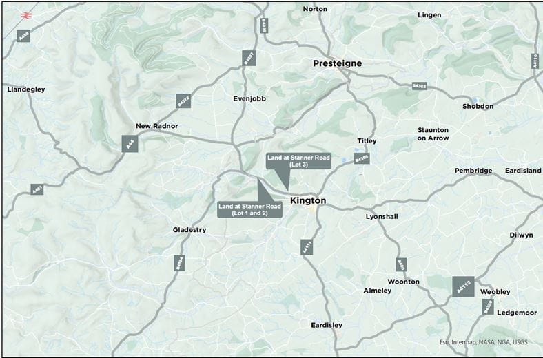 10.6 acres Land, Lot 3 - Land Off Stanner Road, Kington HR5 - Available