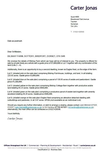 225.9 acres House, Dottery, Bridport DT6 - Sold STC