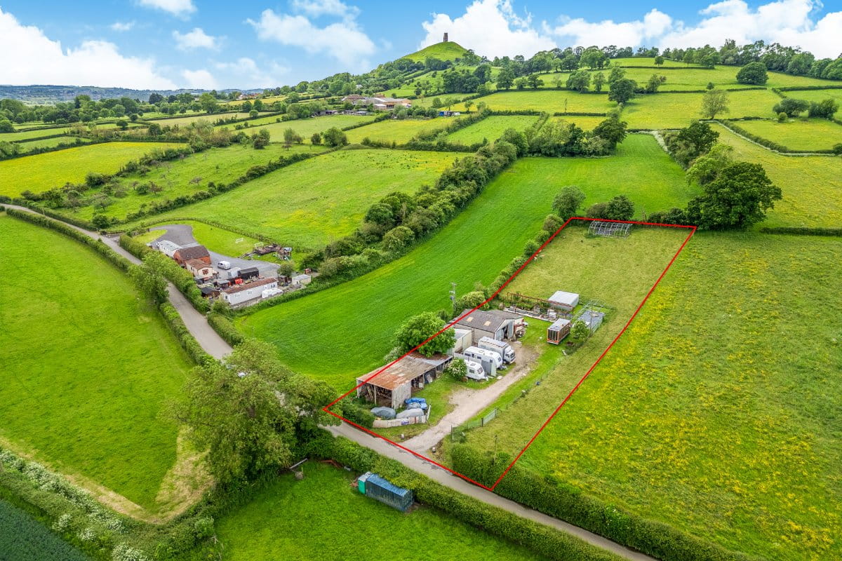 0.96 acres Land, Wick Lane, Glastonbury BA6 - Available