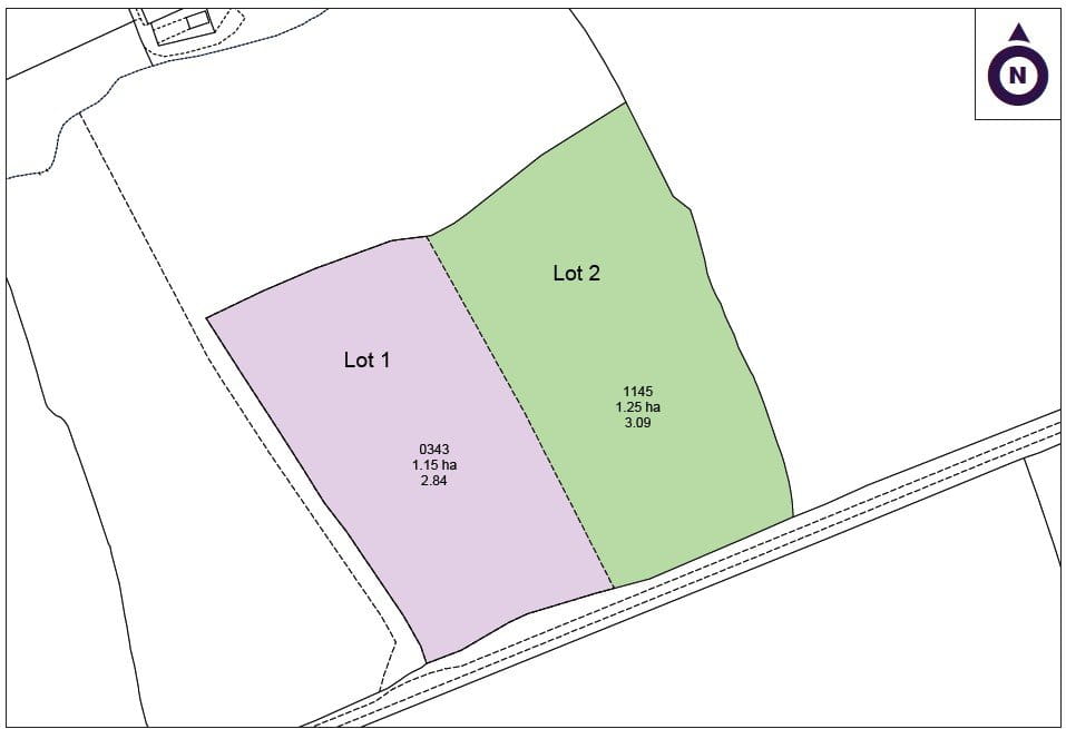 2.8 acres Land, Lot 1: Land At Goathurst, Goathurst TA5 - Available