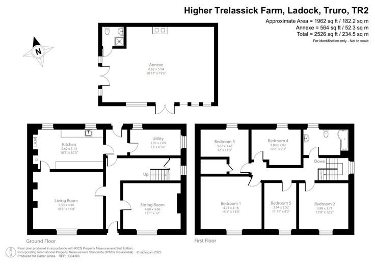 5 bedroom house, Ladock, Truro TR2 - Available