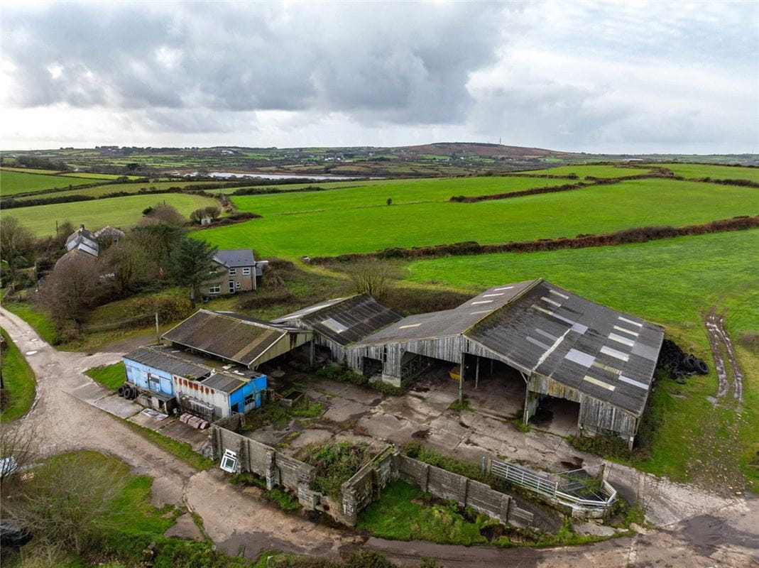 124.3 acres Farm, Carnmenellis, Nr Stithians TR16 - Available