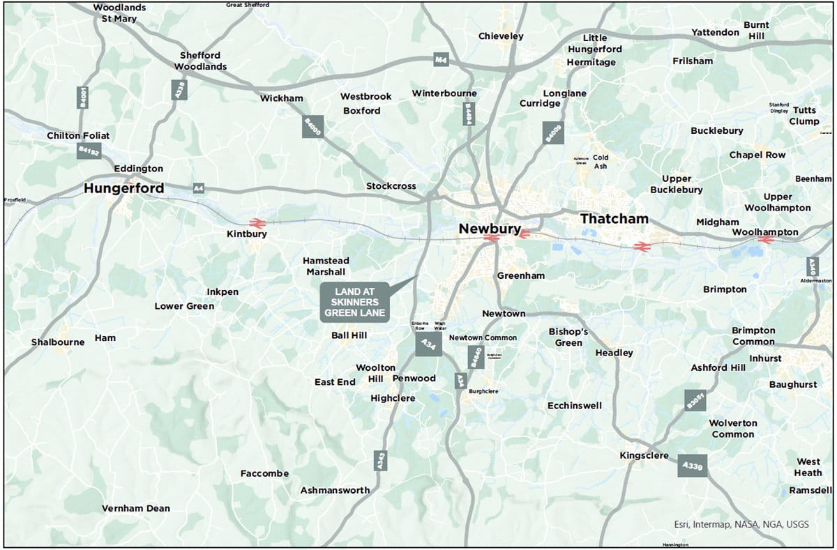 8.4 acres Land, Newbury, Berkshire RG14 - Available